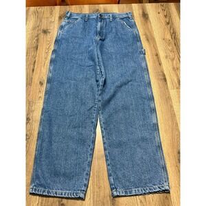 Full Blue Jeans, Men's Size 36x30, Blue, Denim, Straight Leg, Pockets, Casual